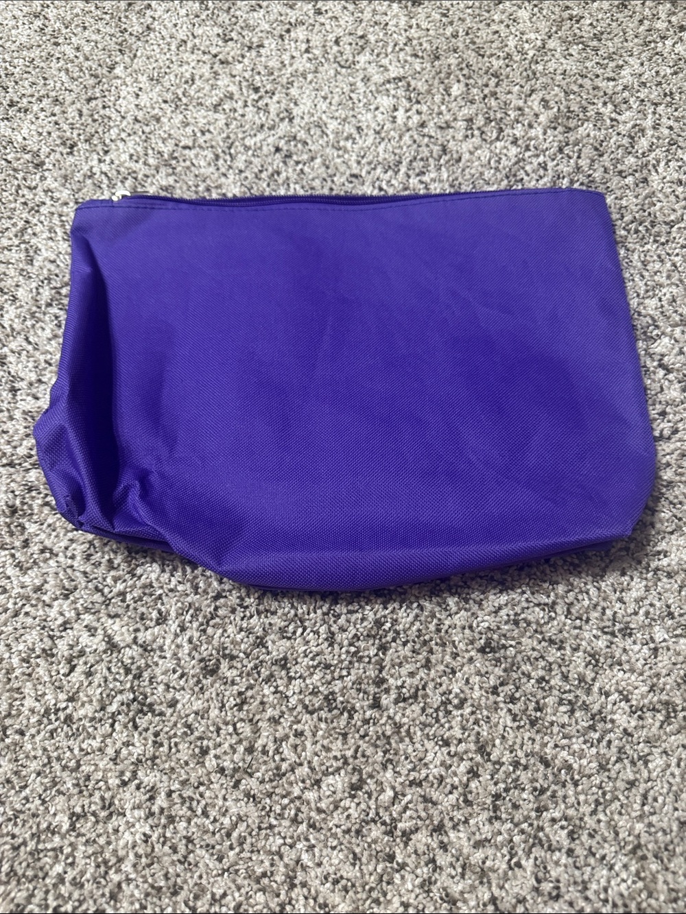 Purple Cosmetic Pouch — Unbranded Travel Makeup Bag